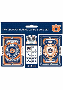 Auburn Tigers 2pk Playing Card & Dice Set Playing Cards
