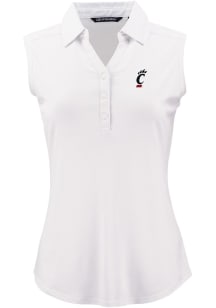 Cutter and Buck Cincinnati Bearcats Womens White Forge Eco Polo Shirt