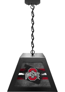 Ohio State Buckeyes Pendant Black Billiard Lamp