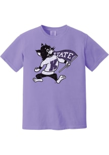 Summit Sportswear K-State Wildcats Lavender Willie Short Sleeve T Shirt