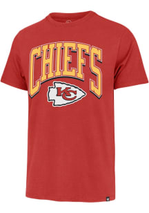 47 Kansas City Chiefs Red Walk Tall Franklin Short Sleeve Fashion T Shirt