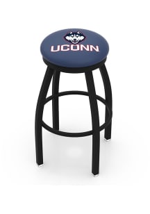 UConn Huskies Black Pub Stool - Black
