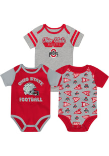 Ohio State Buckeyes Baby Red NB Football Star Player One Piece