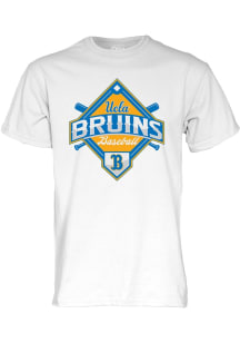 Blue 84 UCLA Bruins White Big Ten Baseball Short Sleeve T Shirt