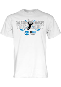 Blue 84 Big Ten White 2026 Big Ten Men's Ice Hockey Championship Short Sleeve T Shirt