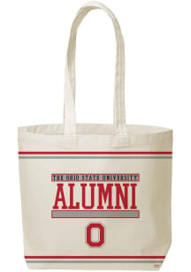 Ohio State Buckeyes White Alumni Tote