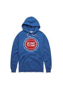 Homage Detroit Pistons Mens Blue Primary Logo Fashion Hood