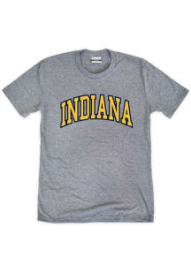 Indiana Youth Grey Arched Wordmark Short Sleeve T-Shirt