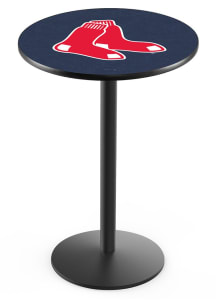 Boston Red Sox Black Round Base Pub Table