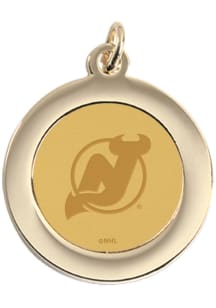 CSI New Jersey Devils Gold Pendant Womens Necklace