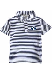 BYU Cougars Toddler Navy Blue Carson Short Sleeve Polo Shirt