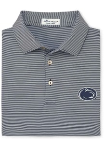 Peter Millar Penn State Nittany Lions Mens Navy Blue Jubilee Short Sleeve Fashion Polo