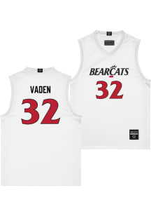 Deshaun Vaden  Campus Ink Cincinnati Bearcats White NIL Jersey