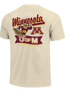 Minnesota Golden Gophers Ivory State Wide Script Short Sleeve T Shirt