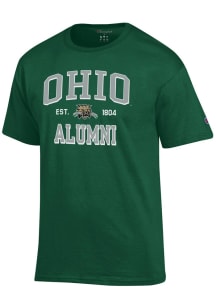Champion Ohio Bobcats Green Est Date Alumni Jersey Short Sleeve T Shirt