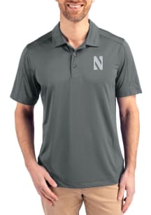 Cutter and Buck Northwestern Wildcats Mens Purple Prospect Short Sleeve Polo