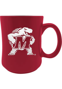 Maryland Terrapins 19oz Laser Etch Ceramic Mug - Red