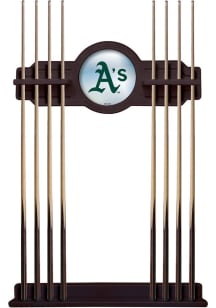 Oakland Athletics Solid Wood Cue Rack Pool Table
