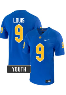 Kyle Louis Pitt Panthers Youth Blue Nike NIL Name And Number Football Jersey