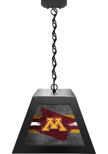Minnesota Golden Gophers Pendant Black Billiard Lamp