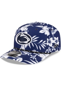 New Era Penn State Nittany Lions Floral Rope 9SEVENTY SS Adjustable Hat - Navy Blue