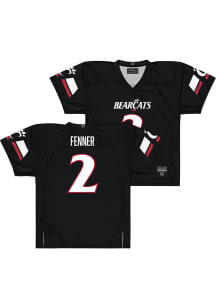 Larenzo Fenner  Campus Ink Cincinnati Bearcats Black NIL Football Jersey
