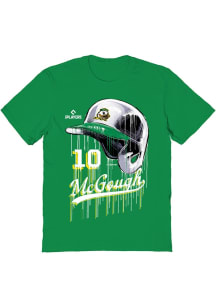 Scott McGough  Vive La Fete Oregon Ducks Youth Green Drip Short Sleeve T-Shirt