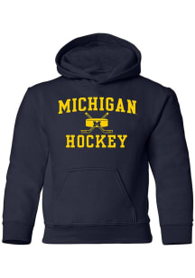 Michigan Wolverines Youth  Team Graphic Long Sleeve Hoodie