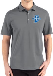 Cutter and Buck Indiana State Sycamores Graphite Advantage Refresh Pique Big and Tall Polo