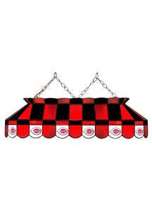 Cincinnati Reds 40 Inch Stained Glass Red Billiard Lamp