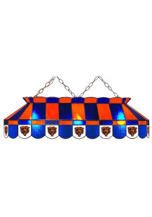 Chicago Bears 40 Inch Stained Glass Blue Billiard Lamp