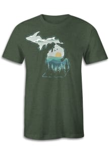 Michigan Green Forest Short Sleeve Fashion T Shirt