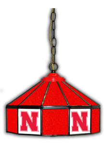 Nebraska Cornhuskers 14 Inch Stained Glass Pub Lamp