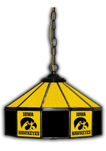 Iowa Hawkeyes 14 Inch Stained Glass Pub Lamp