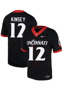 Zeb Kinsey  Nike Cincinnati Bearcats Black Football NIL Name And Number Football Jersey