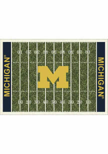 Michigan Wolverines 6x8 Homefield Interior Rug - Blue