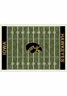 Iowa Hawkeyes 6x8 Homefield Interior Rug - Black