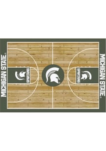Michigan State Spartans 4x6 Courtside Interior Rug - Green