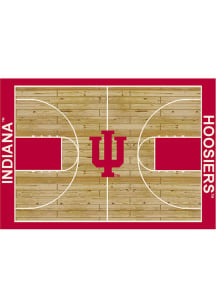 Indiana Hoosiers 8x11 Courtside Interior Rug - White