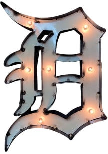 Detroit Tigers Recycled Metal Marquee Sign