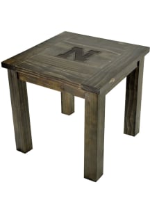 Imperial Nebraska Cornhuskers Reclaimed Red End Table