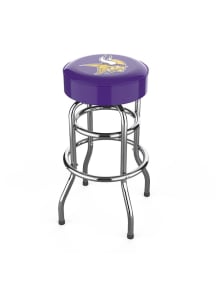 Minnesota Vikings Chrome Pub Stool - Purple