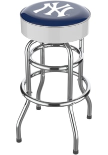 New York Yankees Chrome Pub Stool - Blue
