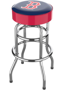 Boston Red Sox Chrome Pub Stool - Red