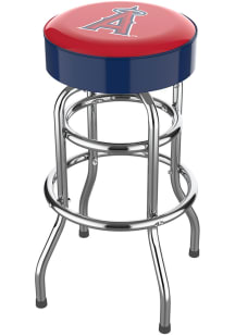 Los Angeles Angels Chrome Pub Stool - Red