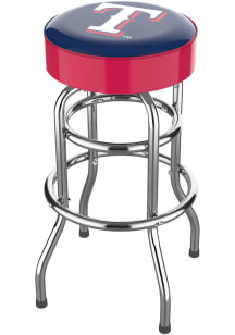 Texas Rangers Chrome Pub Stool - Blue