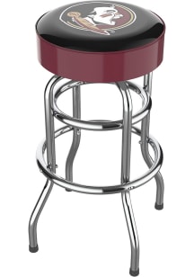 Florida State Seminoles Chrome Pub Stool - Red
