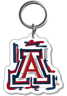 Arizona Wildcats Acrylic Main Keychain - Navy Blue