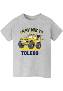 Vive La Fete Toledo Rockets Youth Grey On My Way Short Sleeve T-Shirt