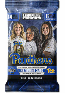 Pitt Panthers 2026 Softball 20pk Collectible NCAA Cards - Blue